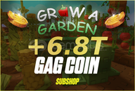 ⭐+6.8T COINS⭐HIZLI TESLİMAT⭐GROW A GARDEN⭐