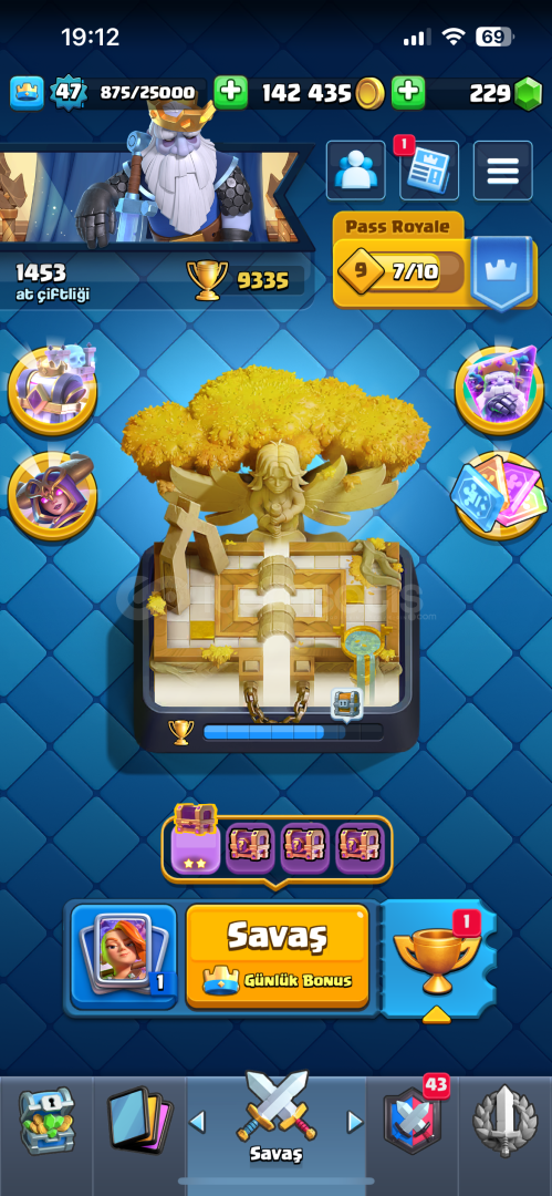 9355 kupa Clash Royel hesabı  9355 kupa Clash Royel hesabı