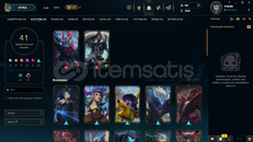 94 SEVİYE 106 ADET ŞAMPİYON 41 KOSTÜM