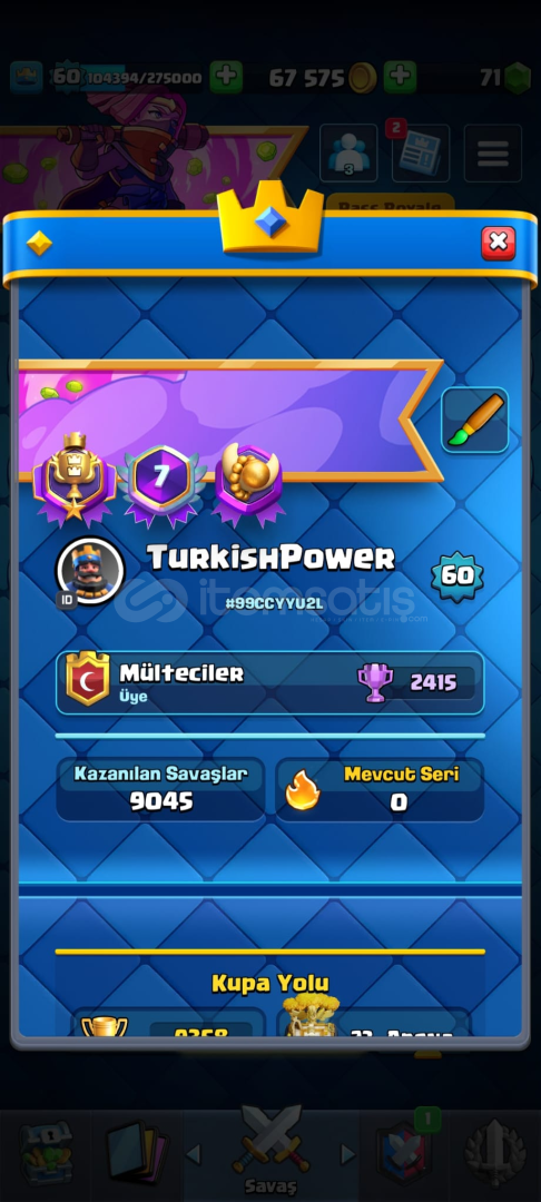 9400 KUPA 12 EVRİMLİ 2 MAX ŞAMPİYON DAHASI