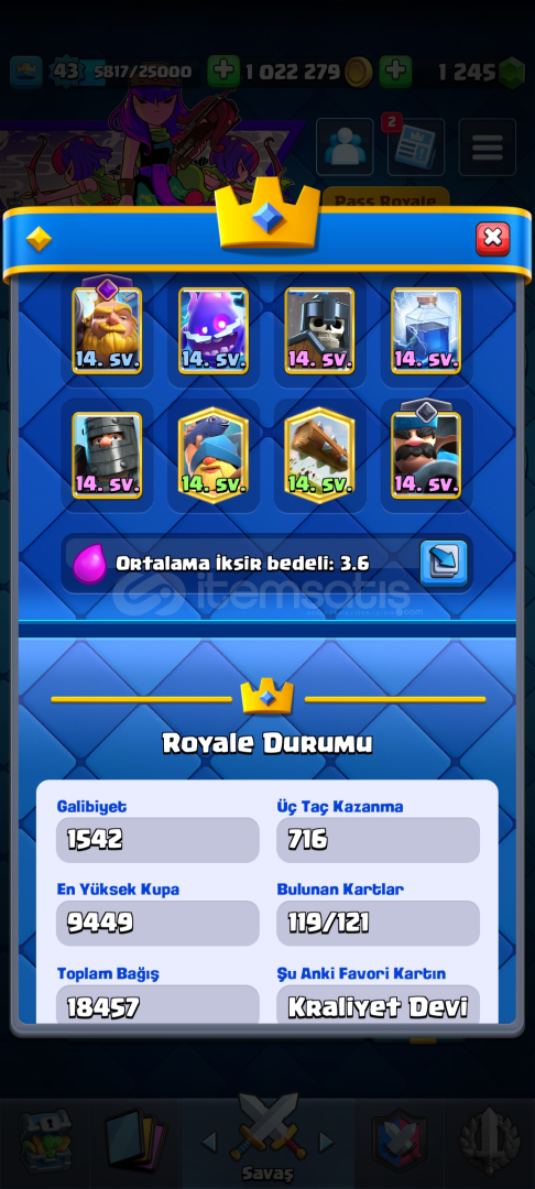 9400kupa eski emek clash royale hesabı 9400kupa eski emek clash royale hesabı