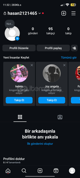 95 bot takipçili ig hesabi acil satılık 