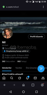 950 takipçili hesap