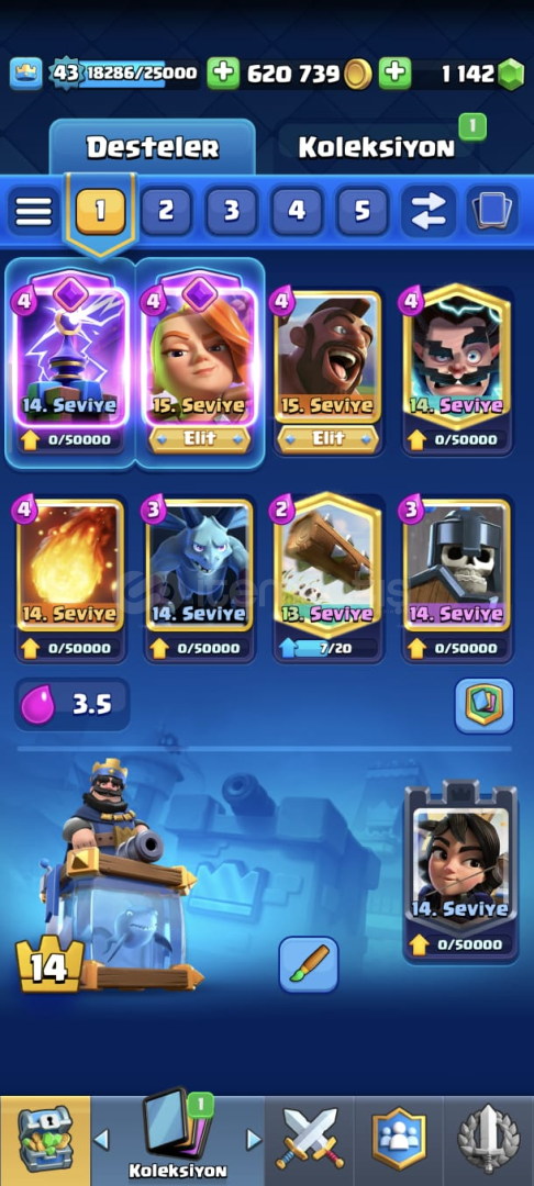 ⚡9500 KUPA⚡43 LEVEL⚡5 EVRİM⚡ ⚡9500 KUPA⚡43 LEVEL⚡5 EVRİM⚡