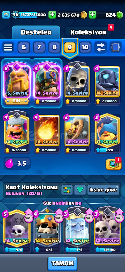 9500 KUPA MAX SEVİYE KRALİYET DEVİ DESTESİ 9500 KUPA MAX SEVİYE KRALİYET DEVİ DESTESİ