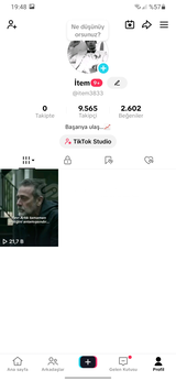 9.5K Takipçili TikTok Hesabı CANLI YAYIN ACIK 