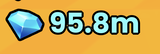 95.8m gems pets go