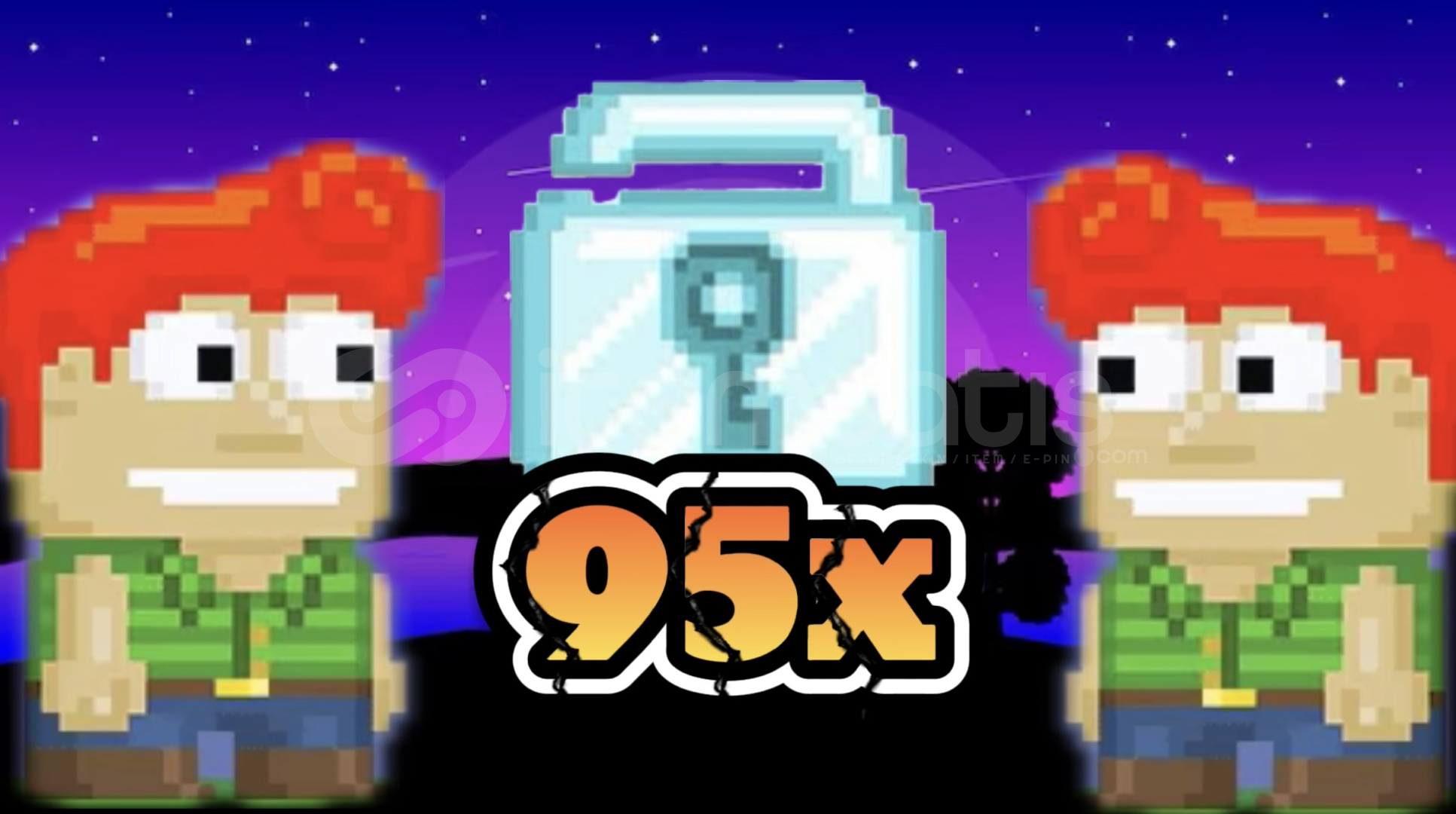 95x Growtopia Diamond Lock 95x Growtopia Diamond Lock