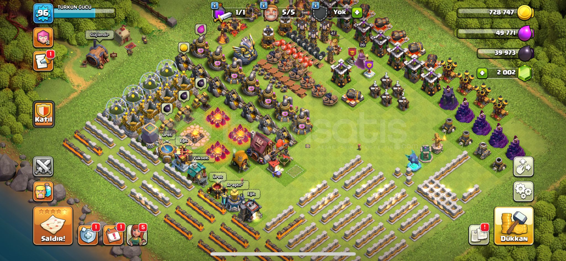 96 seviye • bb12 yarı max • 2000 taş  96 seviye • bb12 yarı max • 2000 taş