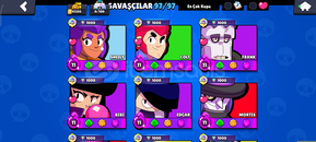 97 KARAKTER BRAW STARS HESAP