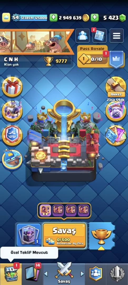 ⭐9700 KUPA⭐54 LEVEL⭐9 EVRİM⭐ ⭐9700 KUPA⭐54 LEVEL⭐9 EVRİM⭐