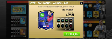 98 Messi zararına satış 98 Messi zararına satış