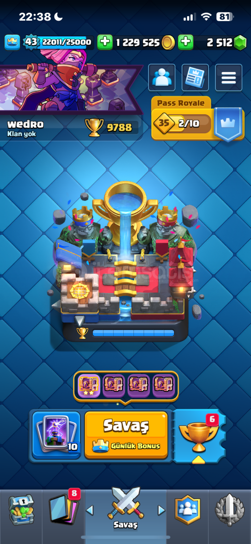 9800 KUPA 1.2MİLYON ALTIN 2.5K ELMAS 9800 KUPA 1.2MİLYON ALTIN 2.5K ELMAS