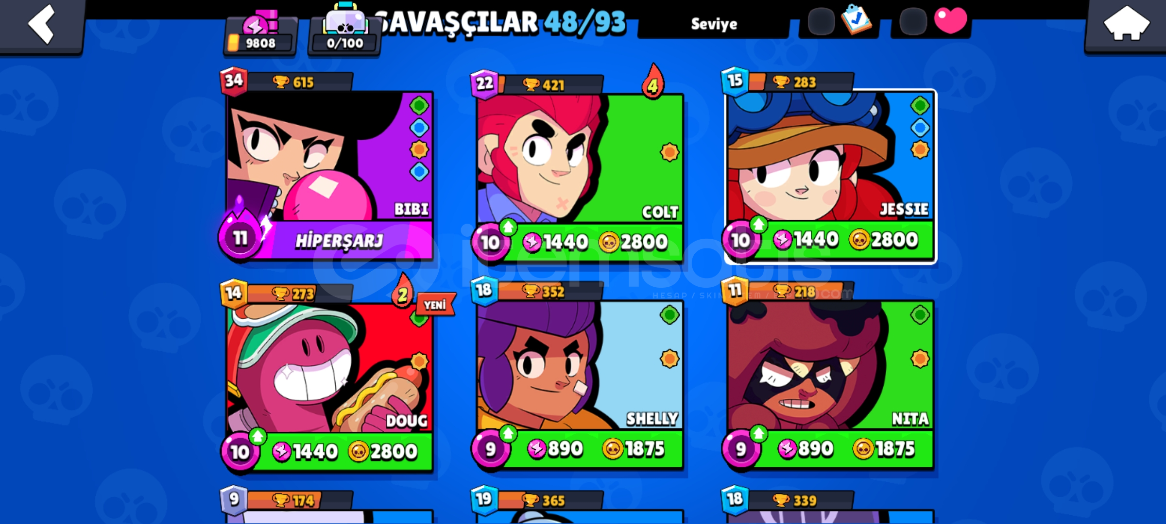 9800 kupa brawl stars hesabı 9800 kupa brawl stars hesabı