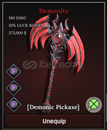+%99 Luck Demonic Pickaxe!!!