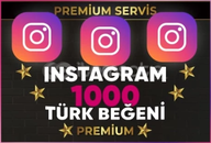 ⭐[%99.9 TÜRK] 1000 İNSTAGRAM BEĞENİ⭐