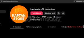 100.500 TAKİPÇİLİ TİKTOK HESABI