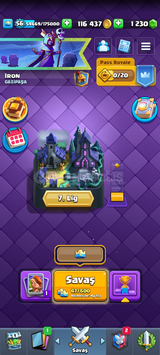 9K Kupa CR + 14BB CoC+27K BS 