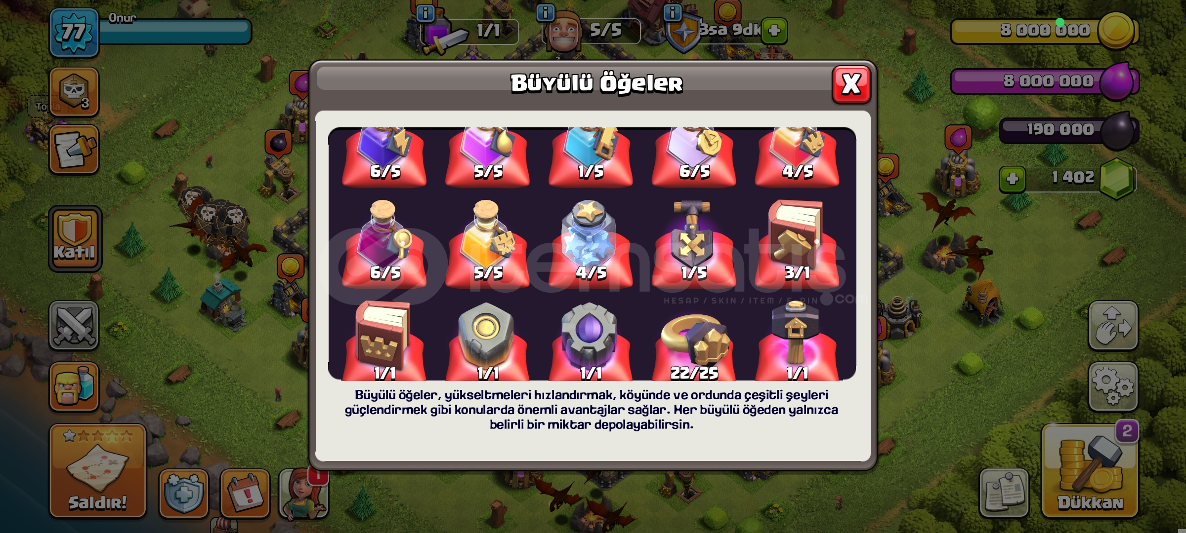 9TH DOLU HESAP (İsim Değişen) - Clash Of Clans 9TH DOLU HESAP (İsim Değişen) - Clash Of Clans