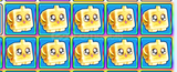 9x Crystal Unicorn