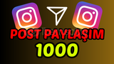 ⭐1000 PAYLAŞIM İNSTAGRAM