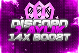 ✨ Discord - 14x Boost - 1 Aylık ✨