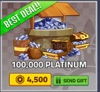Dungeon Quest : 100000 Platinum GİFT