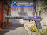 2.8$ Stickerlı USP-S | Siyah Lotus(Görevde K.)