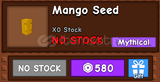 ✅GROW A GARDEN ⭐ MANGO SEED⚡