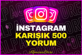 [KALİTELİ] İnstagram 500 Gerçek Yorum⭐