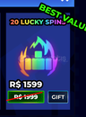 Blue Lock Rİvals 20 Flow Lucky Spin GAMEPASS