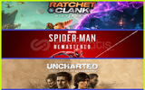 Ratchet&Clank + Spider Remastered + Uncharted