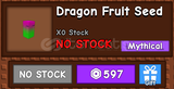 ✅GROW A GARDEN ⭐ DRAGON FRUIT SEED⚡
