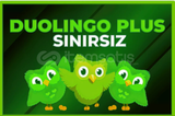 Duolingo Plus + Sınırsız Üyelik