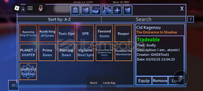 A universal time Godly Cid Kagenou