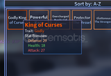 (A Universal Time) Godly Sukuna + Toplu Skin 