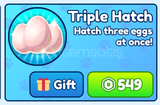 Bubble Gum Simulator Triple Hatch
