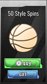 Basketball Zero 50 Style Spins