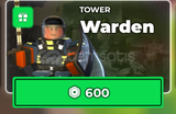 Tower Defense Simulator Warden