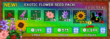 Grow A Garden Exotic Flower Seed Pack x1