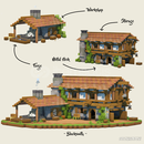 AOE Tarzı Demirci Binası | Java & Bedrock | AOE Tarzı Demirci Binası | Java & Bedrock |