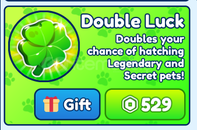 Bubble Gum Simulator Double Luck