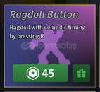 The Wild West Ragdoll Button 