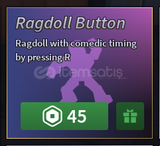 The Wild West Ragdoll Button 