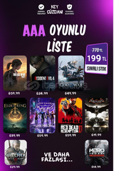 (AAA OYUNLU LİSTE) LİSTE GARANTİLİ STEAM KEYLER