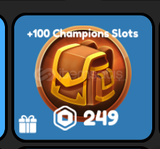 +100 Champion Slots Anime Fighting Simulator X