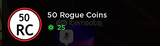 Rogue Demon 50 Rogue Coins