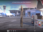 ★ Paraşüt Kordonu Saplı Bıçak | Alazlanmış 