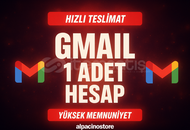 ⭐KAPANMAYAN / SORUNSUZ⭐1X GMAİL HESABI