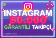 ⭐ [KALİTELİ] ⭐ 50.000 instagram Takipçi - Garanti